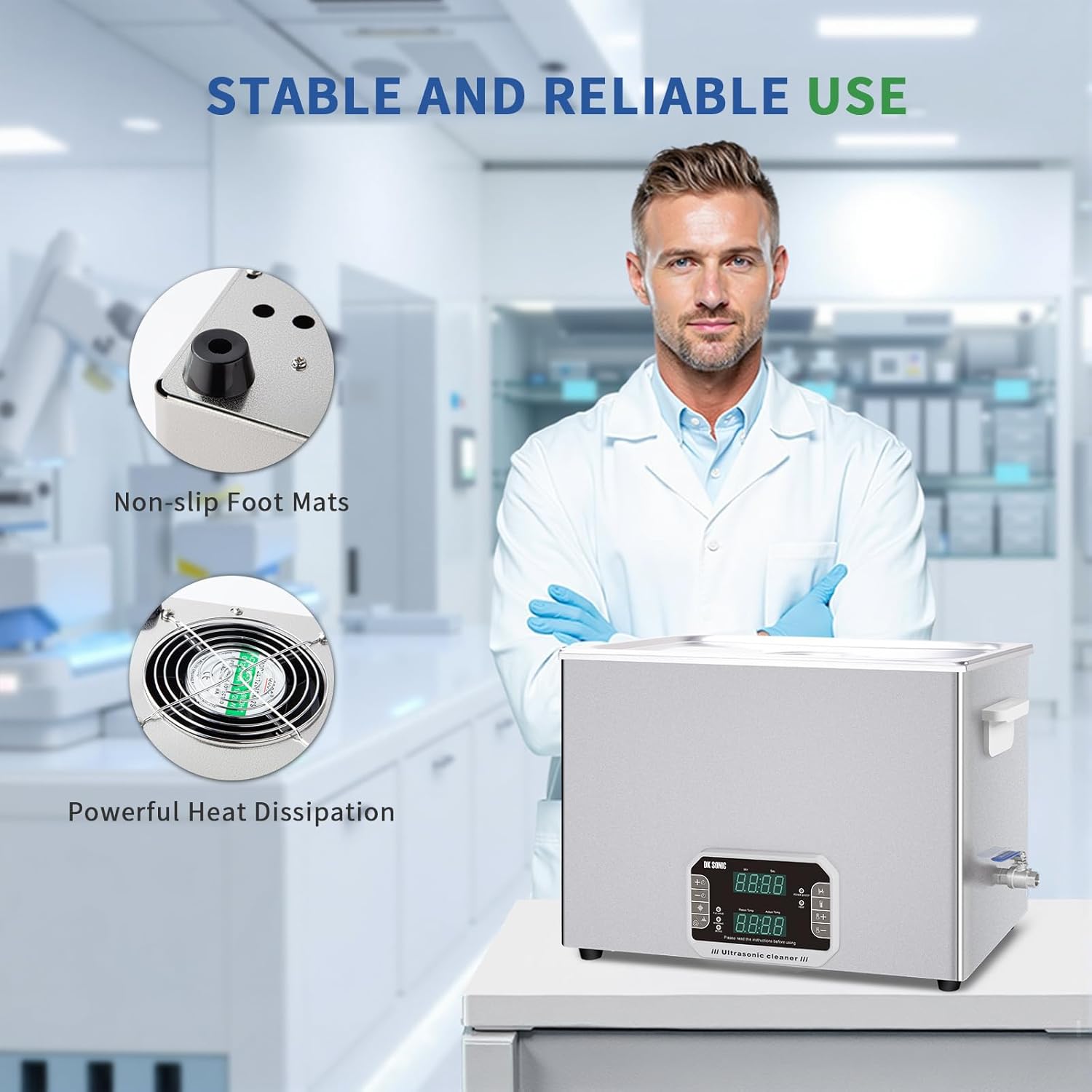 DK SONIC Professional Ultrasonic Cleaner 37L